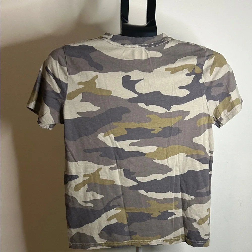 Abercrombie Kids Gray Camouflage Tee